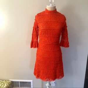 Vintage 70’s Orange Dress (XS)
